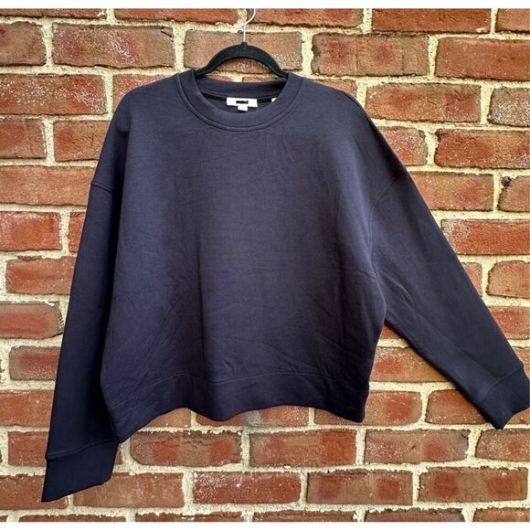 Vince $248 Women's navy blue Crew Neck Sweatshirt XXS - Picture 9 of 11